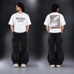New One Drop Shoulder Printed T-Shirt