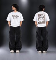New One Drop Shoulder Printed T-Shirt