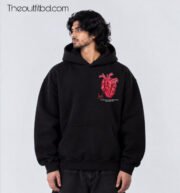 Heart Premium Drop Shoulder Oversized Combo Hoodie - Image 2