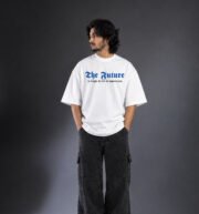 The Future Drop Shoulder Printed T-Shirt - Image 3