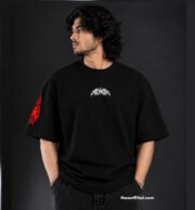 Fire Drop Shoulder Printed T-Shirt - Image 3