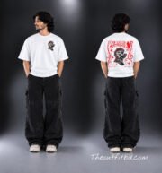 Warrior Drop Shoulder Printed T-Shirt