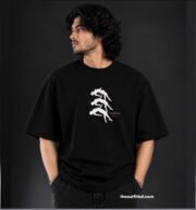 Space Drop Shoulder Printed T-Shirt - Image 3