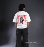 Warrior Drop Shoulder Printed T-Shirt - Image 2