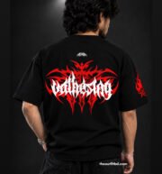 Fire Drop Shoulder Printed T-Shirt - Image 2
