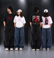 SpiderMan Couple Drop Shoulder T-Shirt Collection