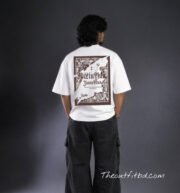 New One Drop Shoulder Printed T-Shirt - Image 2