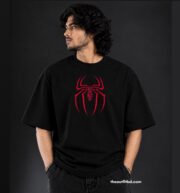 SpiderMan Drop Shoulder  T-Shirt - Image 2