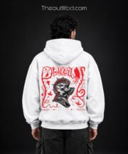 Warrior Premium Drop Shoulder Oversized Hoodie