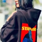 Star Girl Drop Shoulder Oversized Hoodie