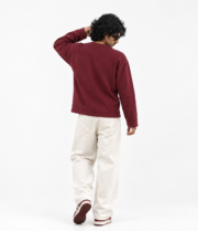 MAROON HENLEY BOXY FIT T-SHIRT - Image 2