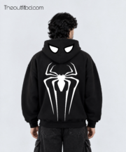 Sp black Premium Drop Shoulder Oversized Hoodie - Image 3